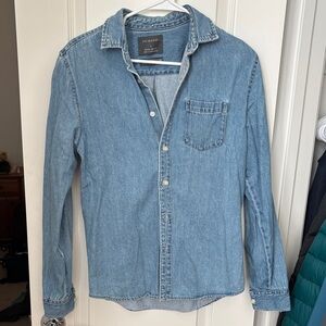 Denim Light Blue Cotton Shirt